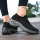 Amotora Women's Slip-On Walking Sneakers – Breathable Lightweight Comfort